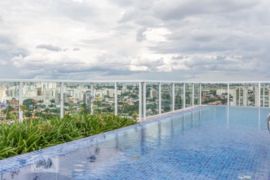 Área Comum - Piscina de kitnet/studio à venda com 1 quarto, 41m² em Brooklin Paulista, São Paulo