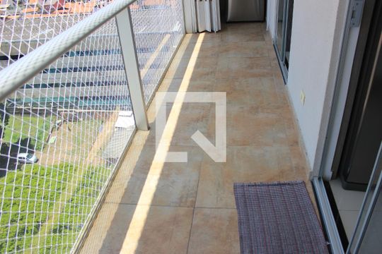 Varanda de kitnet/studio para alugar com 1 quarto, 40m² em Vila Augusta, Guarulhos
