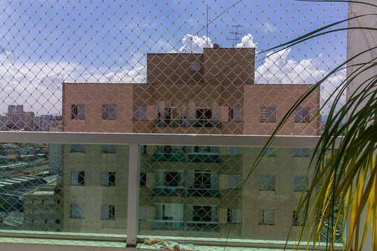 Varanda da Sala de apartamento à venda com 3 quartos, 74m² em Tatuapé, São Paulo
