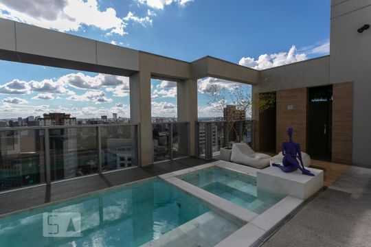 Área comum - Piscina de apartamento para alugar com 2 quartos, 72m² em Funcionários, Belo Horizonte
