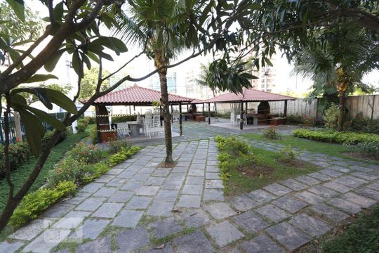 Área comum - Churrasqueira de apartamento à venda com 2 quartos, 80m² em Barra da Tijuca, Rio de Janeiro