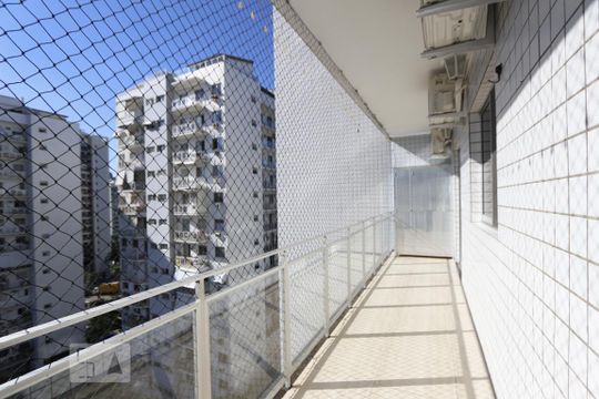 Varanda da Sala de apartamento à venda com 2 quartos, 80m² em Barra da Tijuca, Rio de Janeiro