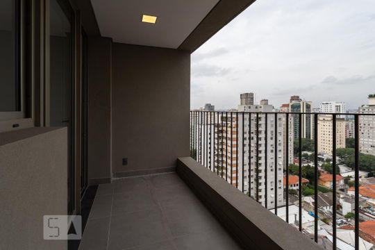 varanda de kitnet/studio à venda com 1 quarto, 31m² em Cerqueira César, São Paulo