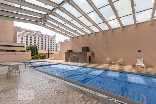 Area Comum - Piscina de apartamento para alugar com 2 quartos, 43m² em Nova Piraju, São Paulo