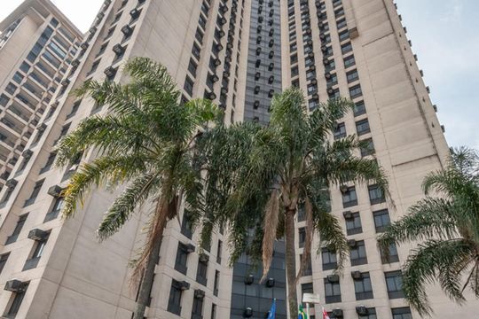Fachada de apartamento para alugar com 2 quartos, 43m² em Nova Piraju, São Paulo