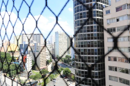 Vista do Terraço de kitnet/studio à venda com 1 quarto, 41m² em Centro, São Paulo