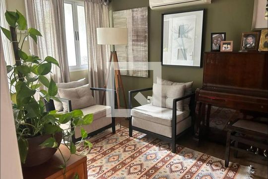Sala de casa para alugar com 1 quarto, 78m² em Vila Clementino, São Paulo