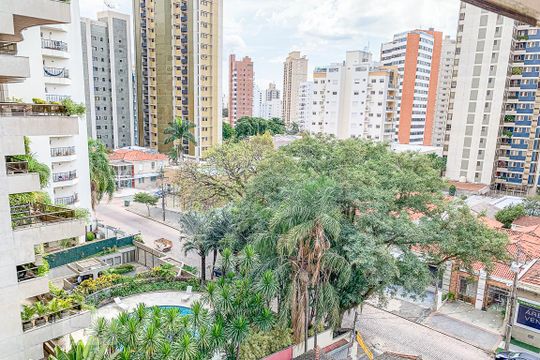 Sala de apartamento para alugar com 1 quarto, 63m² em Cambuí, Campinas