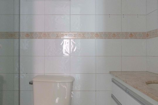 Banheiro da Suíte de apartamento à venda com 2 quartos, 60m² em Santa Cecília, São Paulo
