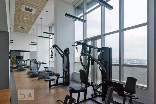 Área comum - Academia de kitnet/studio para alugar com 1 quarto, 33m² em Centro, Osasco