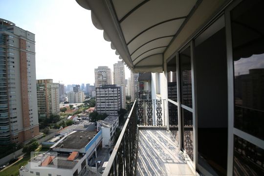 Sacada de apartamento para alugar com 3 quartos, 195m² em Brooklin Paulista, São Paulo