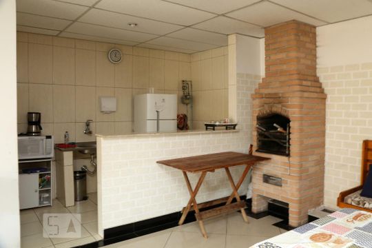 Área comum - Churrasqueira de apartamento para alugar com 2 quartos, 57m² em Parque Santos Dumont, Taboão da Serra