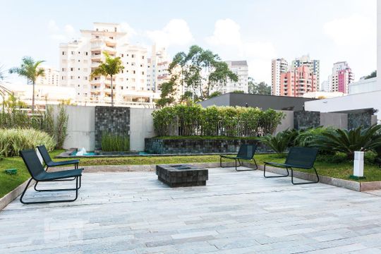 Área comum de kitnet/studio à venda com 1 quarto, 40m² em Vila Andrade, São Paulo