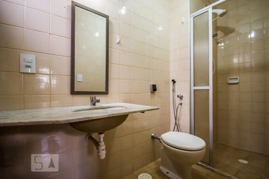 Banheiro de apartamento para alugar com 1 quarto, 54m² em Vila Itapura, Campinas