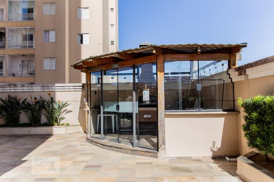 Área comum - Churrasqueira de apartamento à venda com 3 quartos, 75m² em Vila Pires, Santo André