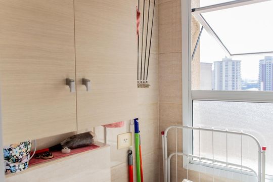 Área de Serviço de apartamento à venda com 3 quartos, 75m² em Vila Pires, Santo André