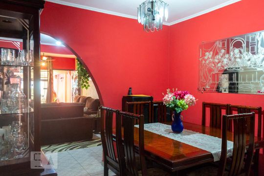 Sala de Jantar de casa à venda com 3 quartos, 90m² em Baeta Neves, São Bernardo do Campo