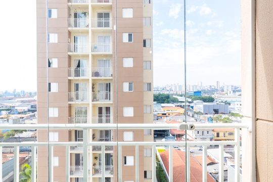 Varanda de apartamento para alugar com 2 quartos, 55m² em Parque Novo Mundo, São Paulo