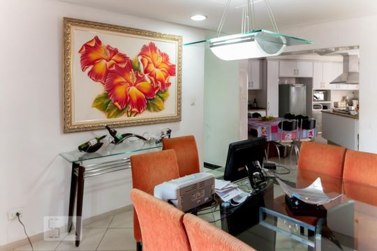 Sala de Jantar de casa à venda com 7 quartos, 480m² em Jardim Três Marias, São Paulo