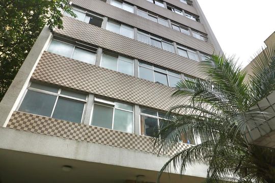 Fachada de apartamento à venda com 1 quarto, 37m² em Santa Cecília, São Paulo