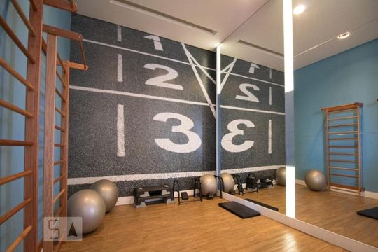 Academia de apartamento para alugar com 1 quarto, 33m² em Brooklin Paulista, São Paulo