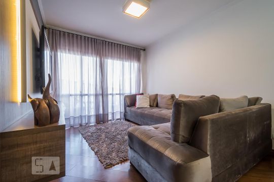 Sala de apartamento à venda com 3 quartos, 110m² em Jardim Novo Santo Amaro, São Paulo