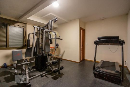Área comum - Academia de apartamento à venda com 3 quartos, 237m² em Petrópolis, Porto Alegre