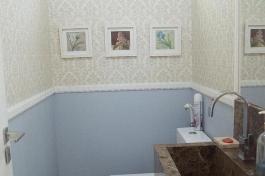 Lavabo de casa de condomínio à venda com 4 quartos, 300m² em Jardim Colombo, São Paulo