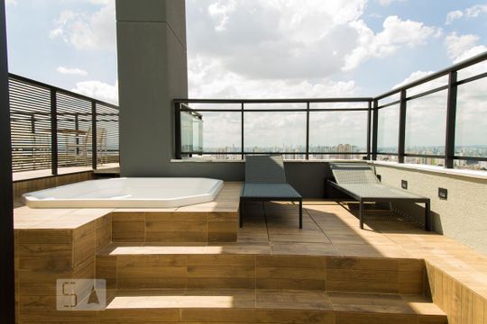 Área comum  - SPA de kitnet/studio para alugar com 1 quarto, 25m² em Vila Mariana, São Paulo
