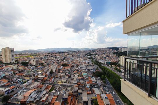 Vista da Suite de apartamento para alugar com 2 quartos, 57m² em Jardim Flor da Montanha, Guarulhos