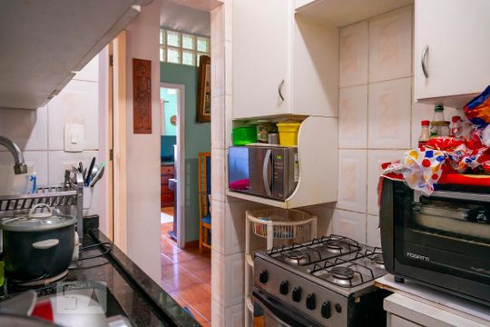 Cozinha e Lavanderia de apartamento à venda com 2 quartos, 59m² em Campos Elíseos, São Paulo