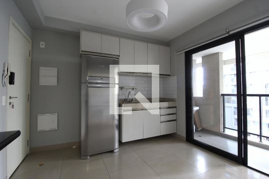 Sala/Cozinha de apartamento para alugar com 1 quarto, 35m² em Vila Olímpia, São Paulo