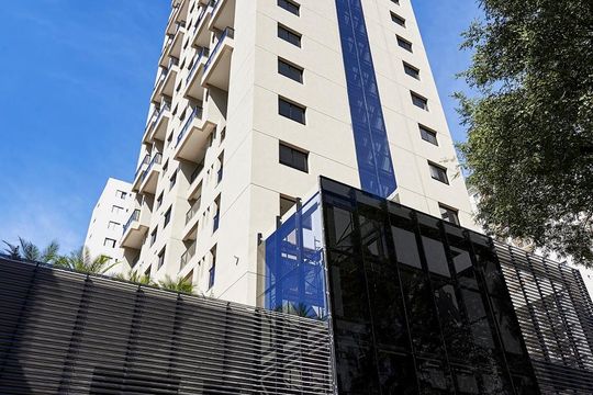 Fachada  de apartamento para alugar com 1 quarto, 35m² em Vila Olímpia, São Paulo