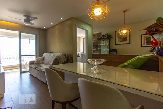 Sala de Jantar de apartamento à venda com 2 quartos, 67m² em Parque São Jorge, São Paulo