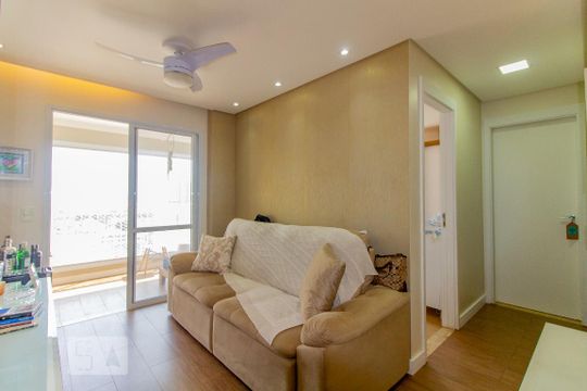 Sala de apartamento à venda com 2 quartos, 67m² em Parque São Jorge, São Paulo