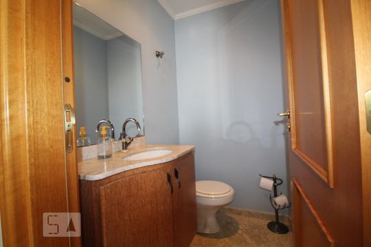 Lavabo de apartamento para alugar com 4 quartos, 134m² em Santo Antônio, São Caetano do Sul