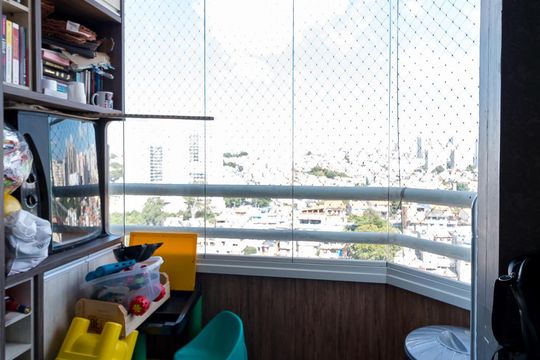 Varanda de apartamento à venda com 3 quartos, 90m² em Vila Rio, Guarulhos