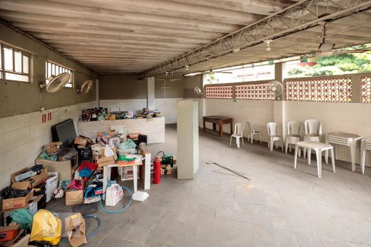 Área comum - Salão de festas de apartamento para alugar com 3 quartos, 59m² em Inhauma, Rio de Janeiro