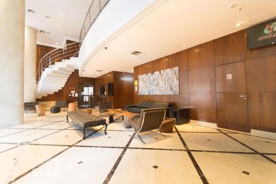 Hall social de apartamento à venda com 1 quarto, 28m² em Higienópolis, São Paulo