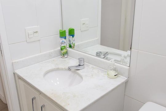 Banheiro Social de apartamento à venda com 2 quartos, 64m² em Mooca, São Paulo