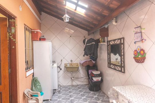 Área de serviço de casa à venda com 3 quartos, 74m² em Demarchi, São Bernardo do Campo