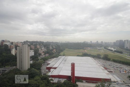 Vista da suíte de apartamento à venda com 2 quartos, 75m² em Jardim Fonte do Morumbi, São Paulo