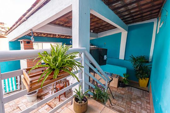 Varanda de casa à venda com 4 quartos, 135m² em Tanque, Rio de Janeiro