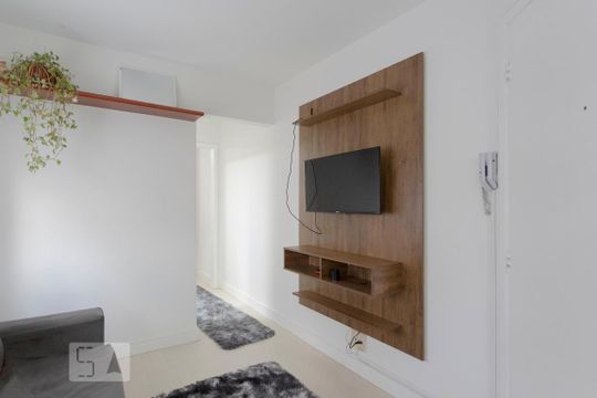 Sala de apartamento para alugar com 1 quarto, 40m² em Bela Vista, São Paulo