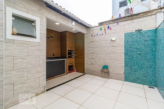 Área de Serviço e Espaço Gourmet de casa à venda com 3 quartos, 156m² em Freguesia (jacarepaguá), Rio de Janeiro