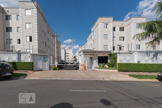 Fachada do Condomínio de apartamento à venda com 2 quartos, 43m² em Loteamento Parque São Martinho, Campinas