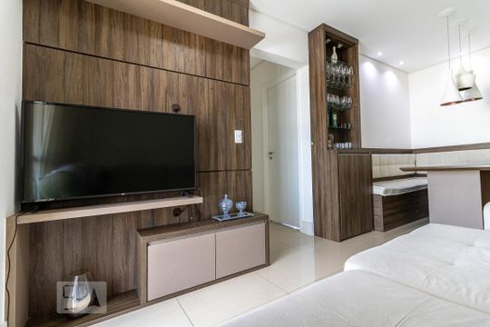 Sala de TV de apartamento para alugar com 2 quartos, 54m² em Jardim Oswaldo Cruz, São José dos Campos