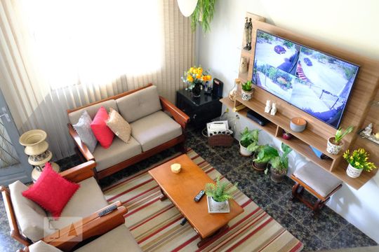 Sala - primeiro andar de casa à venda com 4 quartos, 280m² em Taquara, Rio de Janeiro