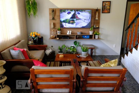 Sala - primeiro andar de casa à venda com 4 quartos, 280m² em Taquara, Rio de Janeiro
