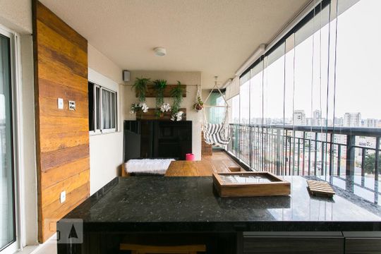 Varanda gourmet de apartamento para alugar com 3 quartos, 120m² em Parque da Vila Prudente, São Paulo
